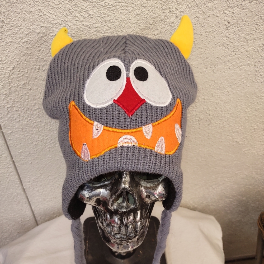 Monster Beanie Hat Winter Fall Casual Activewear Halloween Costume Fun Fashion
